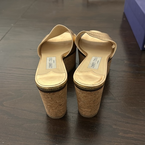 Jimmy Choo Wedges rose gold - Picture 2 of 5